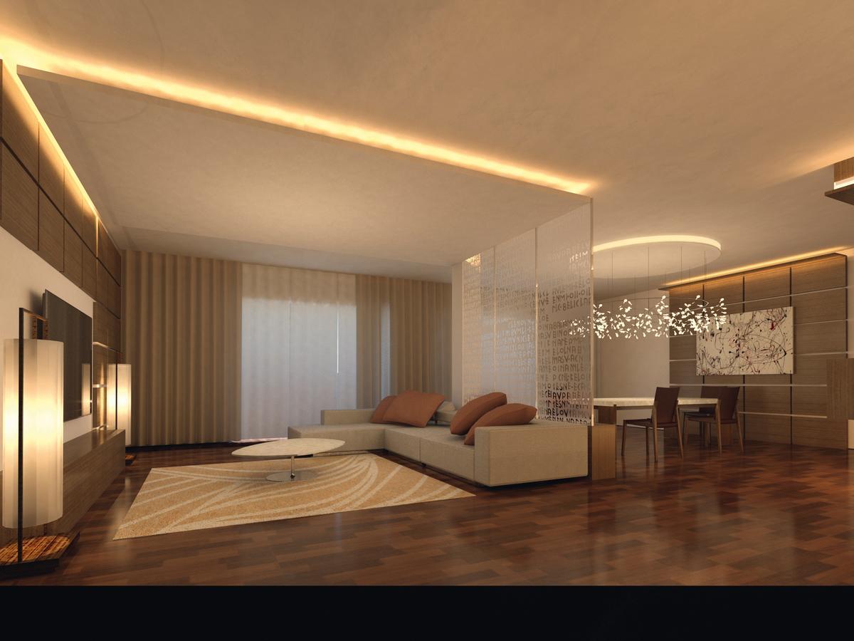 突尼斯莫凡彼酒店 外观 照片 3D rendering of a living room